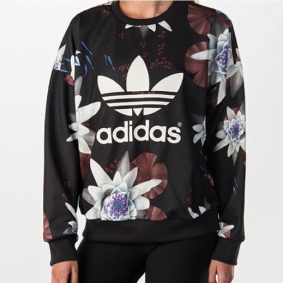 ADIDAS ORIGINALS SWEATERS adidas originals floral sweatshirt RKNEPQW