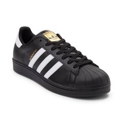 ADIDAS SHOES mens adidas superstar athletic shoe - black - 436151 DEXHTYC