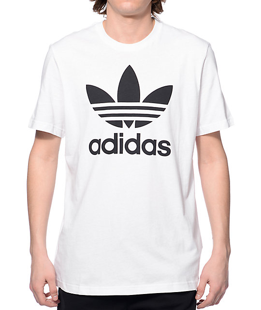 ADIDAS T-SHIRTS adidas originals trefoil white t-shirt ... WWEEVUS