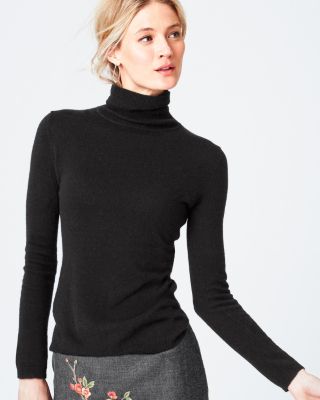 Black cashmere sweater garnet hill cashmere turtleneck sweater OFCTXVM