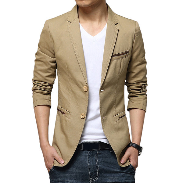 blazer for men plus size business casual slim fit solid color fashion blazers for men DYDMXXB