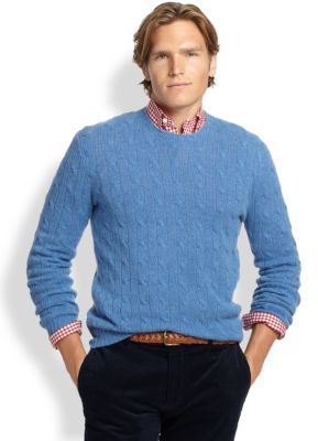 Blue cashmere sweater ... blue cable sweaters polo ralph lauren cable knit cashmere sweater ... WGLBBFM