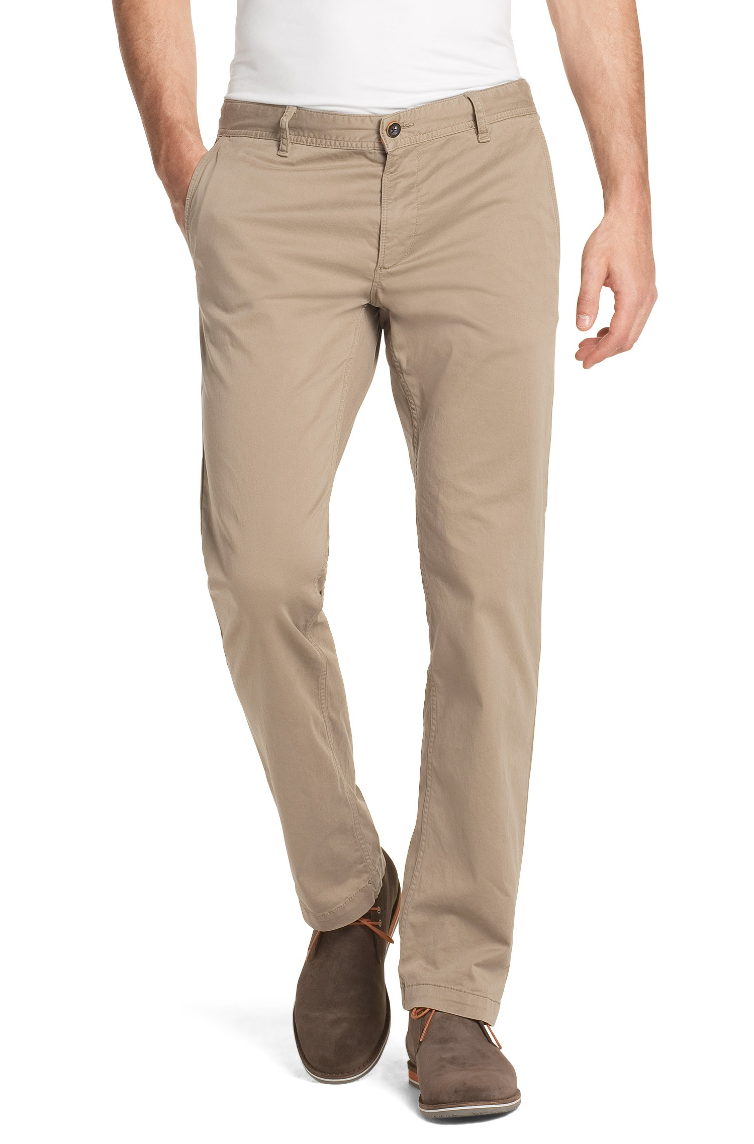 Fresh spring colors for the men’s wardrobe: Boss Casual Chinos