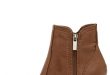 BROWN BOOTS straight up now chestnut brown high heel ankle boots JFBDUYX