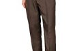 BROWN MENS TROUSERS mens quality formal smart casual work trouser pants home/office CXBATFQ