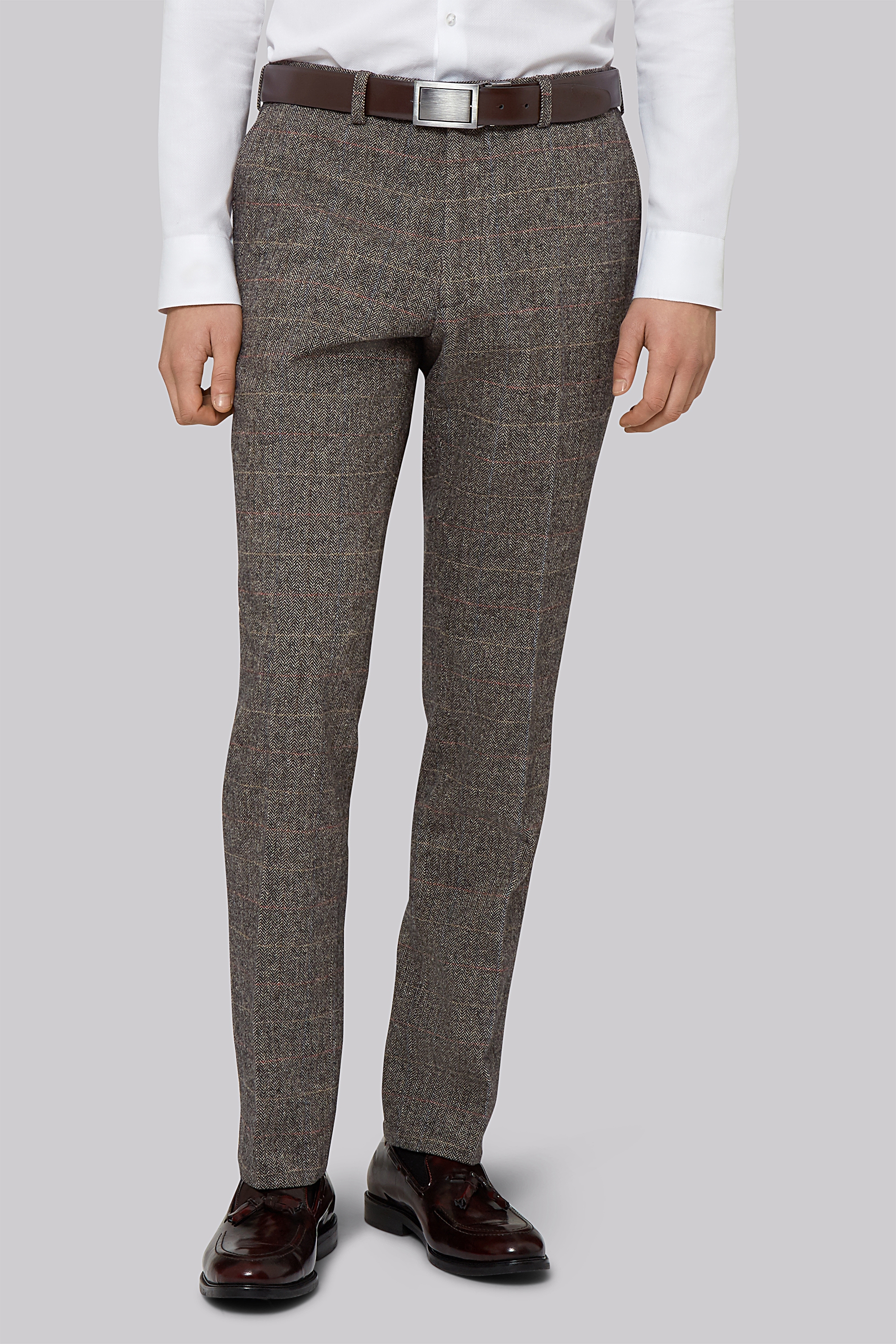 Brown suit trousers prev NRINXWF