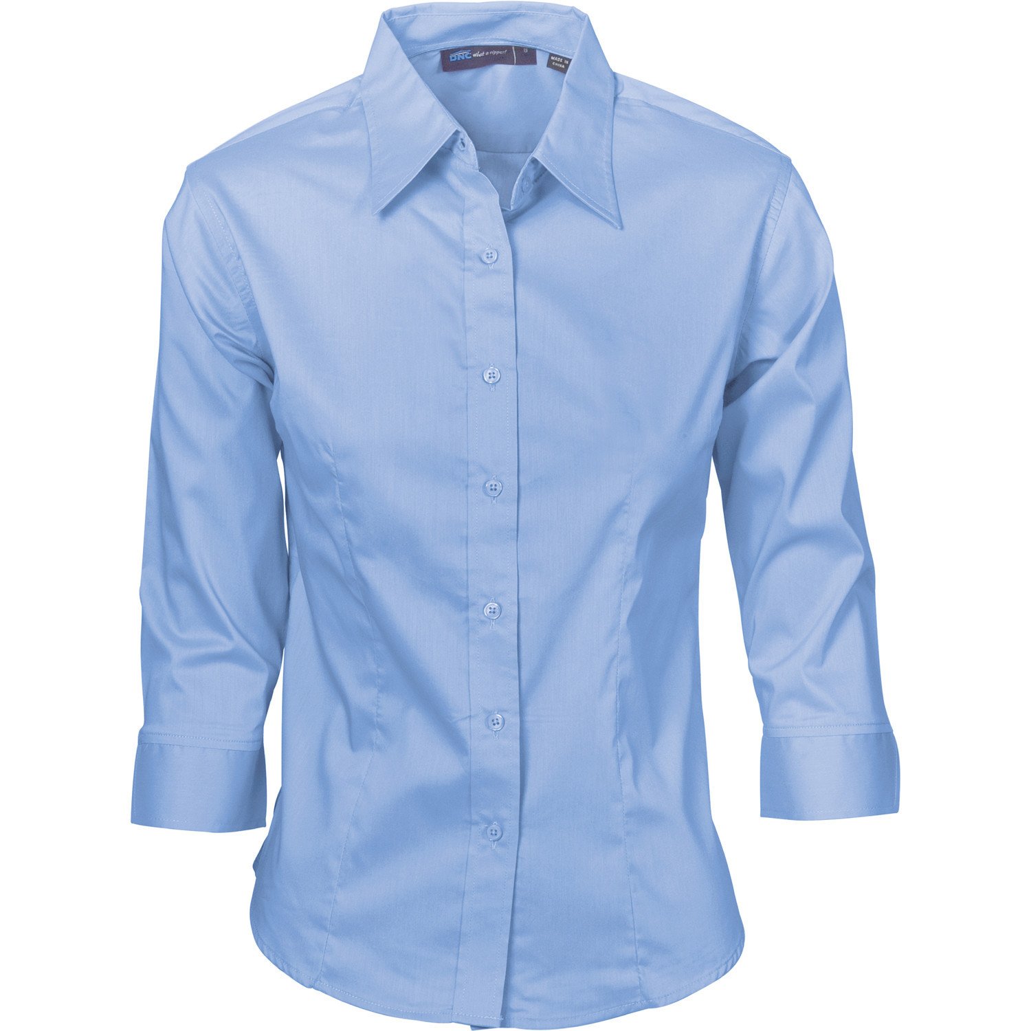 Business Shirts dnc ladies premier stretch poplin 3/4 sleeve business shirts (4232) KLEZGZN