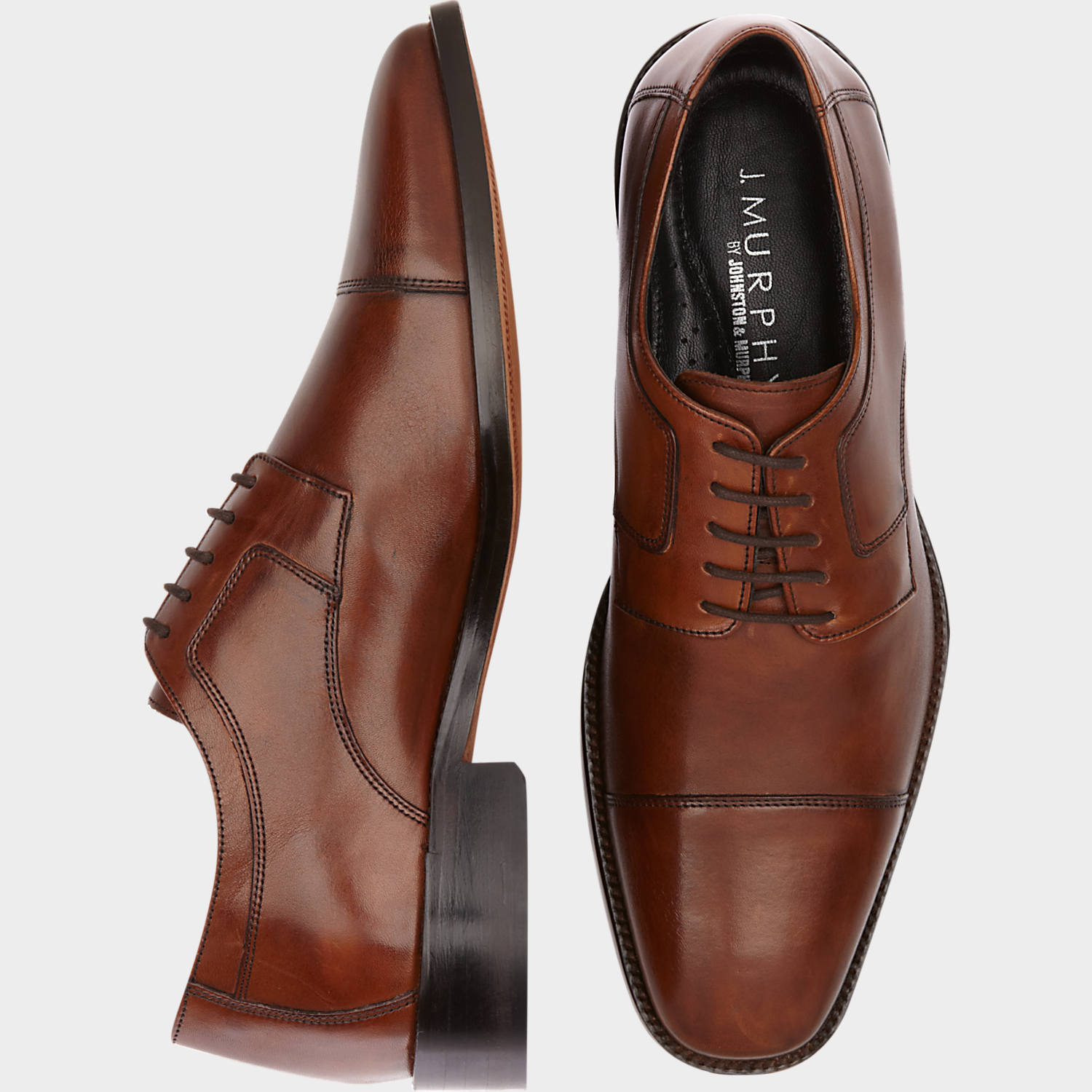 Business Shoes mens dress shoes, shoes - j. murphy by johnston u0026 murphy novick brown cap FEJUALC