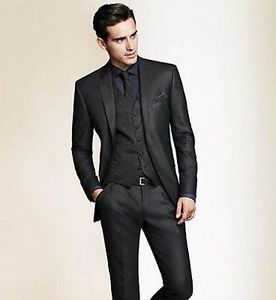 Business suits image is loading men-wedding-suits-groom-tuxedos-bridegroom-black-suits- CAADVKM