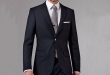 Business suits online shop black business men suits custom made, bespoke classic black  wedding suits for men, PMRJVVW