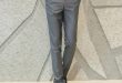 Business Trousers new-fashion-men-039-s-soft-formal-business- MNRRYVZ