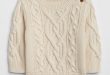Cable Knit Sweater cable-knit sweater BDEUQMH