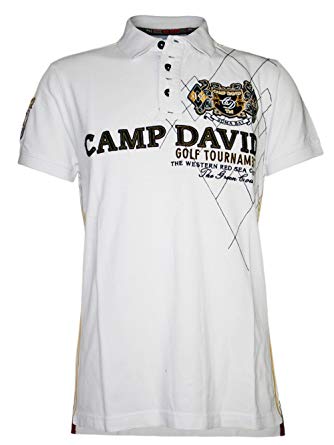 CAMP DAVID POLO SHİRTS camp david men designer polo shirt - golf tournament -xxl YSDAYQR