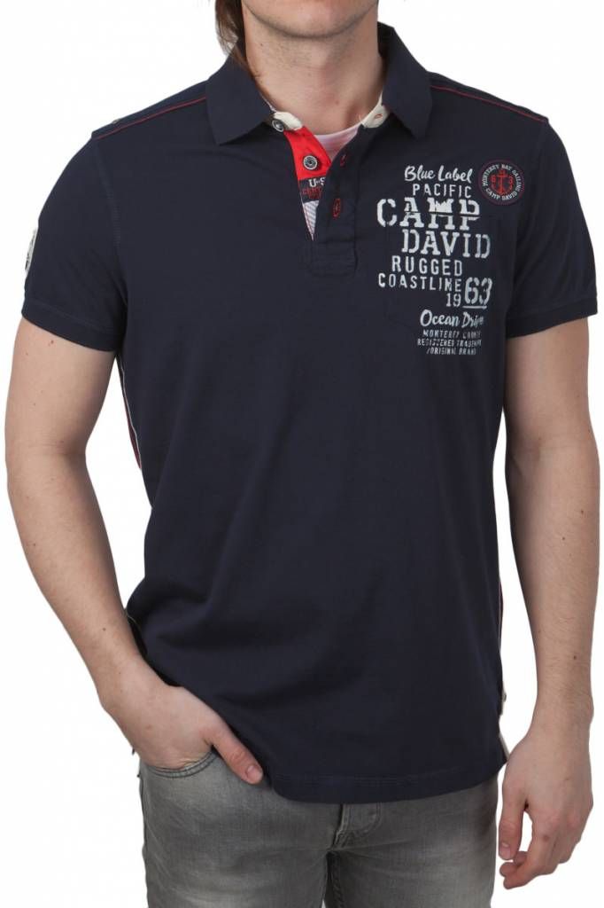Camp David polo shirts – creative designs for leisure