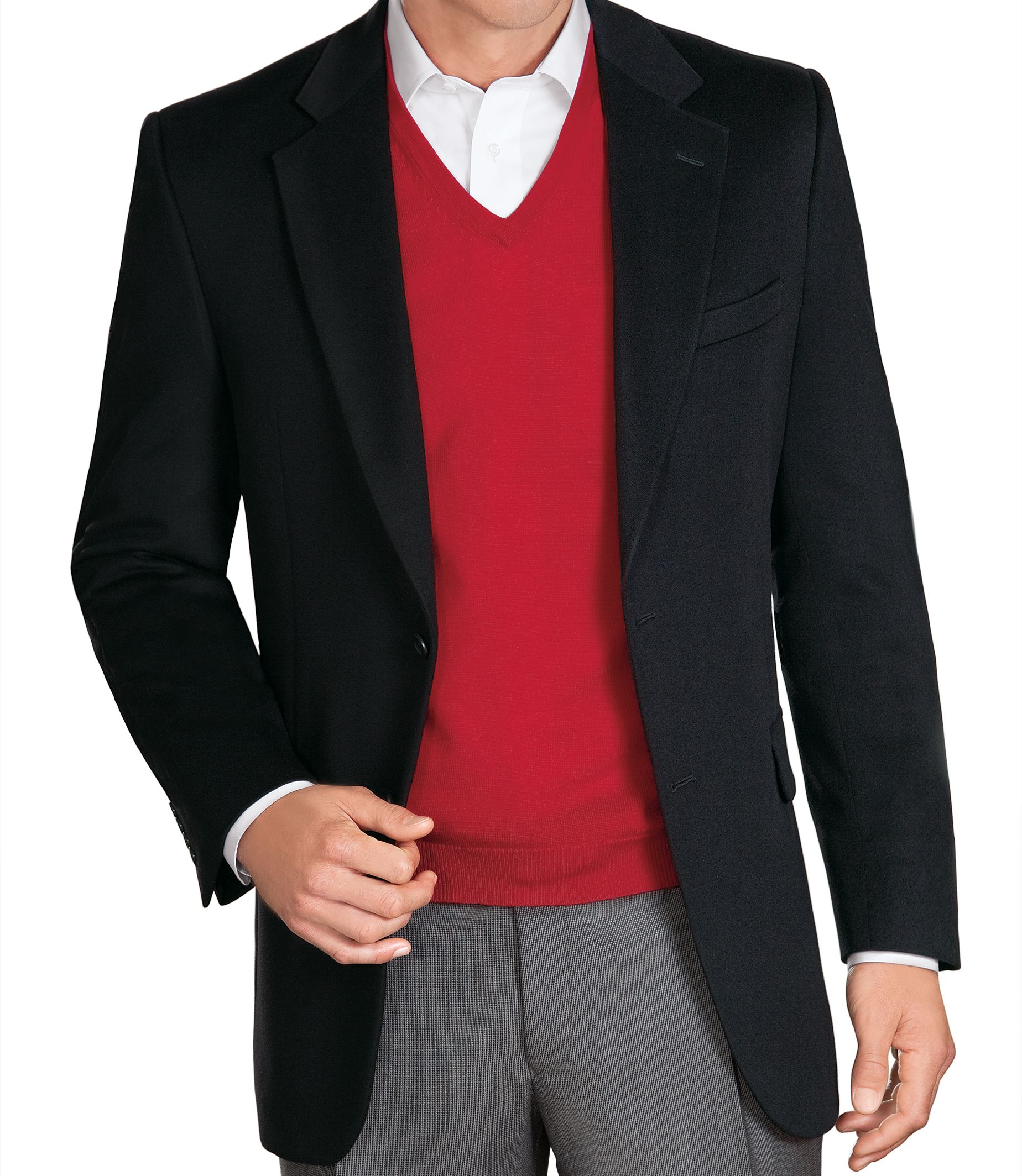 Cashmere Jackets signature collection traditional fit cashmere sportcoat - big u0026 tall - all  big WBQRMHY