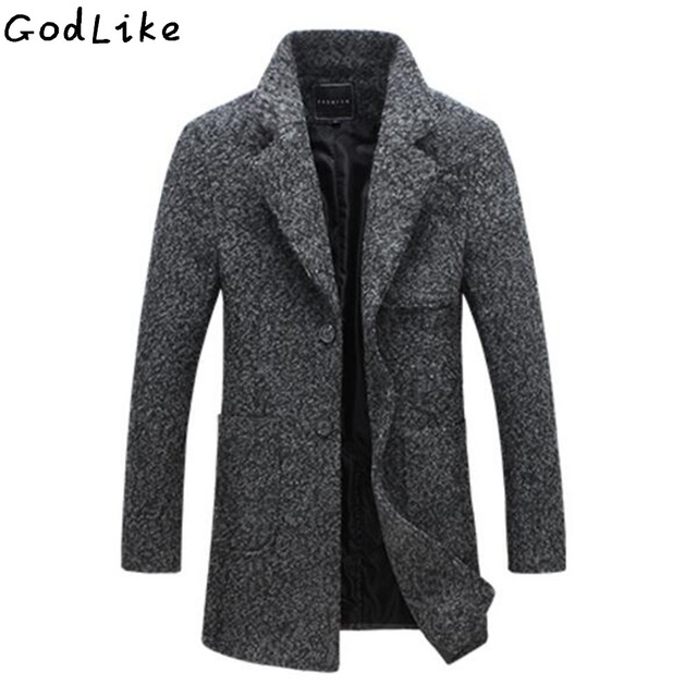 Cashmere Jackets winter wool jacket men extra long mens cashmere jackets and coats fashion  single FHVZKHF