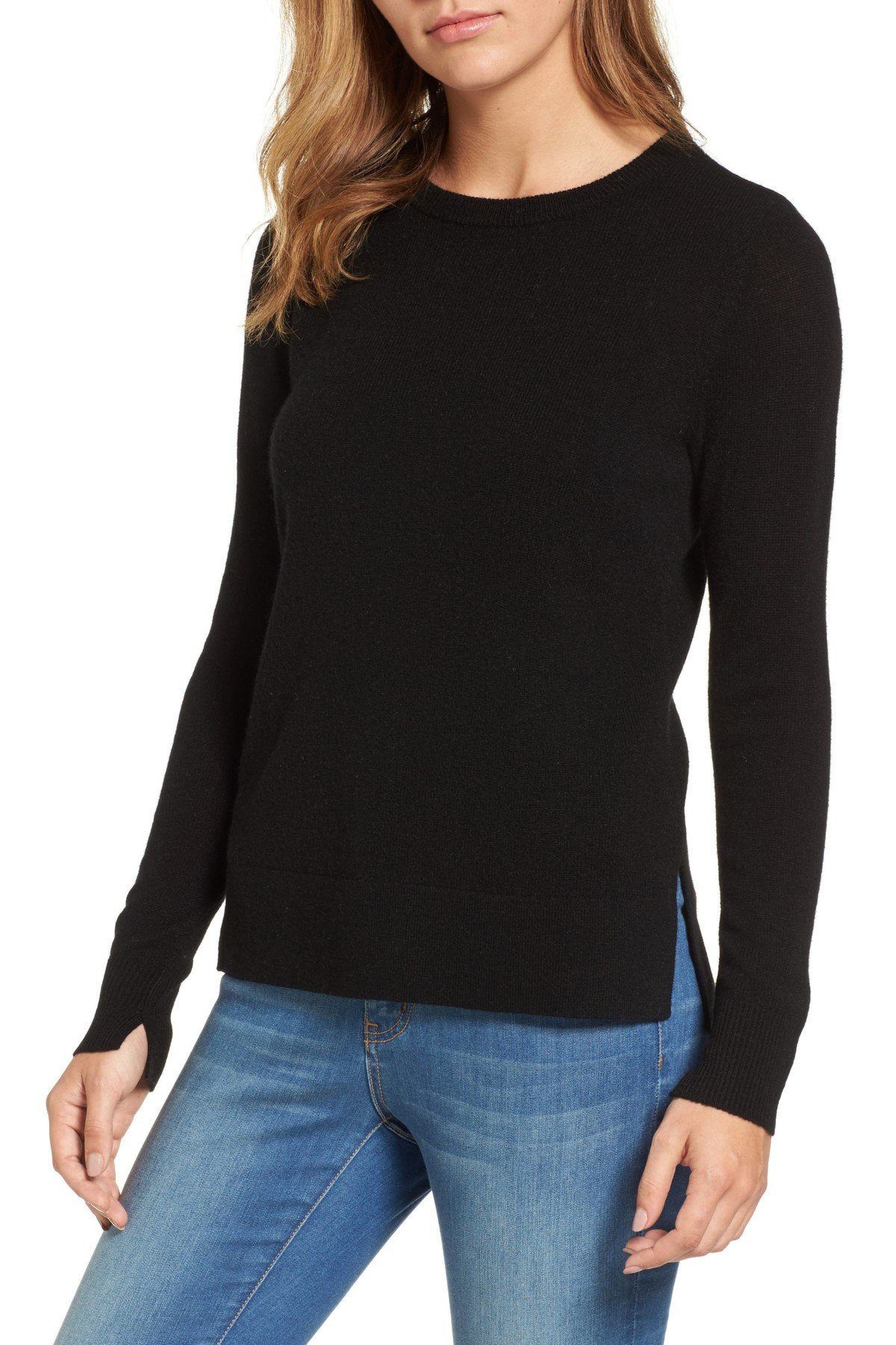 Cashmere Sweater for Women halogen - halogen(r) crewneck cashmere sweater (regular u0026 petite) DSEYATP