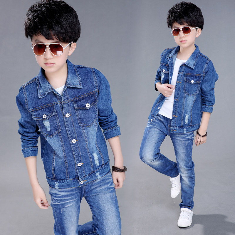 Children’s jackets for boys aliexpress.com : buy 2018 autumn boys jeans jacket children clothes kids  denim jackets coats casual UVYKXSB