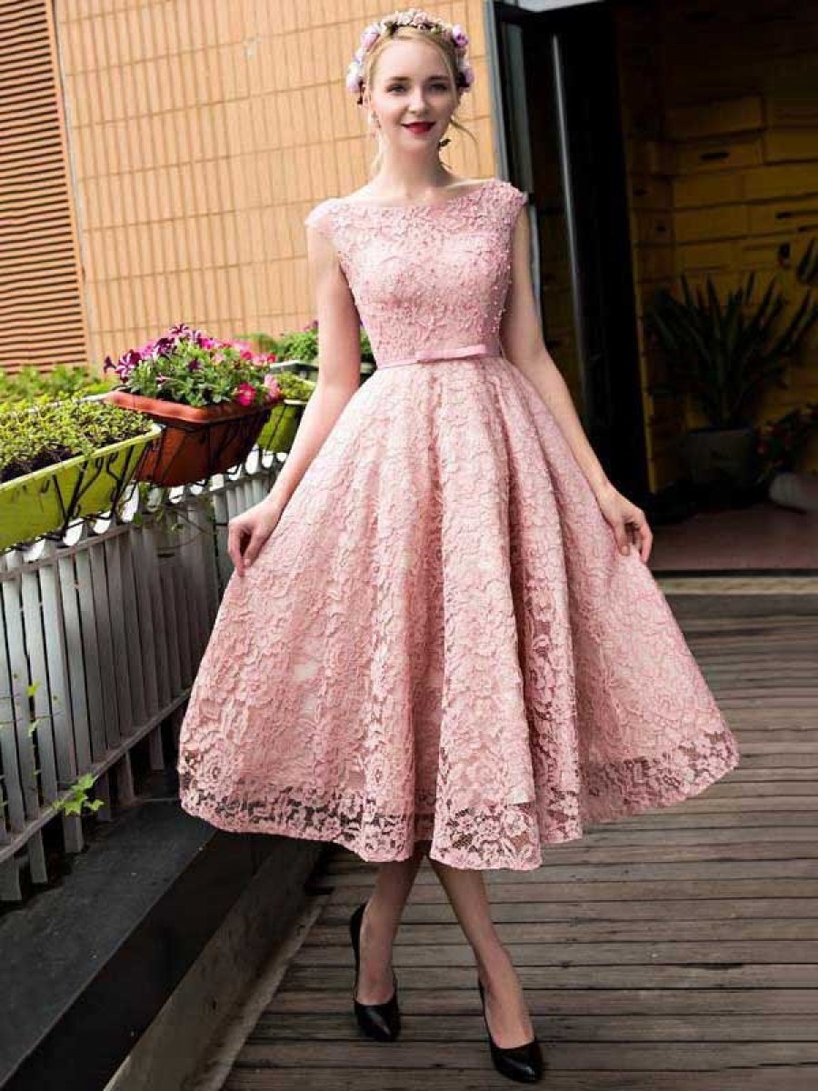 Dress for the graduation pink lace prom homecoming cocktail graduation dresses 996021524 IMHASMO