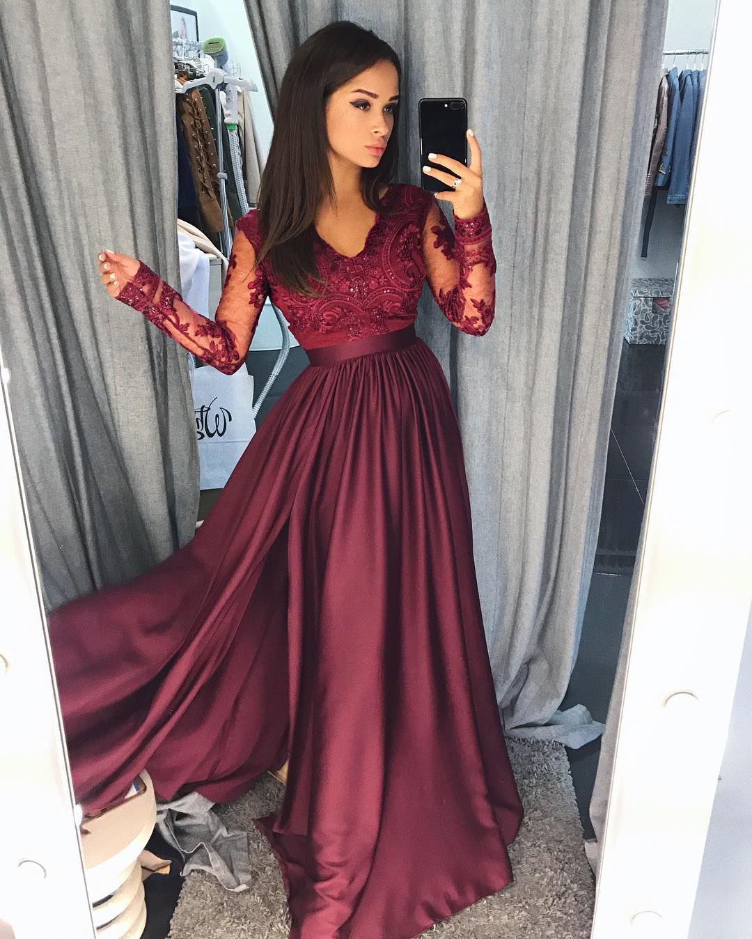 Dress for the graduation prom dresses with sleeves prom dress evening dresses, formal dresses  graduation party dresses WHRWIPV