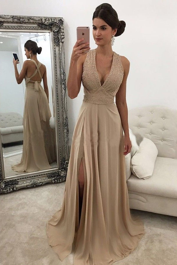 Stylishly combine an elegant dress