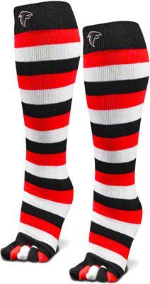 FALCON Socks atlanta falcons black nfl stripped toe sock $14.99 #nflfootballboys AKIUFSY