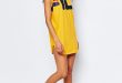 Fila Dresses image 4 of fila tank dress with high neck u0026 large front logo OTGHJPN
