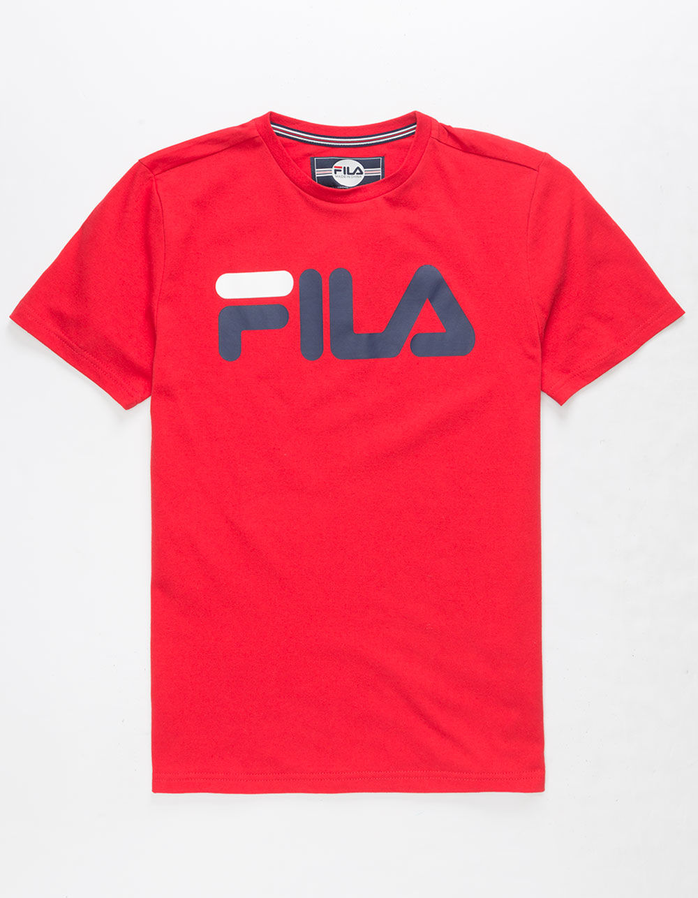 Fila Shirts fila classic logo red boys t-shirt TRVUDAG