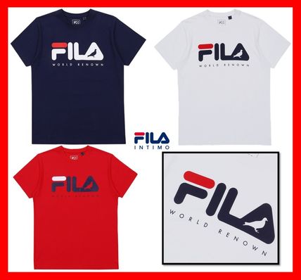 Fila Shirts ... fila more t-shirts street style collaboration cotton short sleeves t- shirts ... LWXEIMW