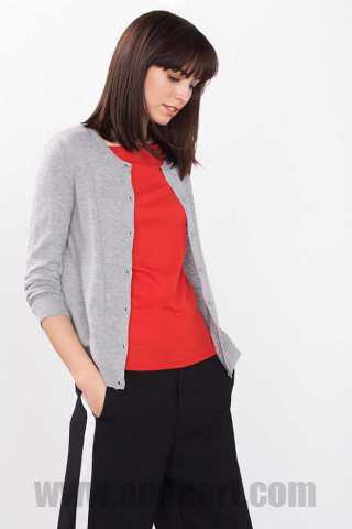 fine cardigans outlet online /basic fine knit cardigan - grey women jumpers u0026 cardigans - FFXHVSL
