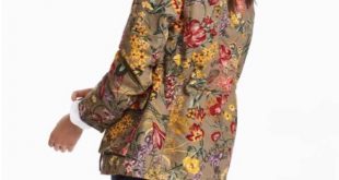 Floral Patterned Jackets hu0026m floral patterned cargo jacket MIHBBXY