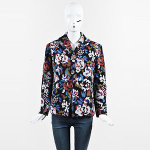 Floral Patterned Jackets image is loading vintage-missoni-multicolor-wool-knit-floral-patterned -buttoned- WOCQWJU