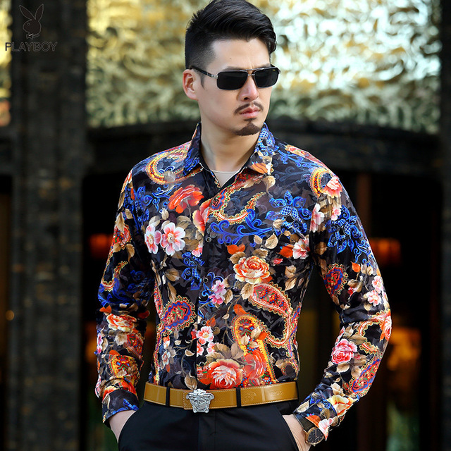 Shirts with floral patterns and tropical print