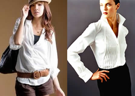 Flowing Blouses invest in a new one every season. this one item should always look crisp NLSDZIO