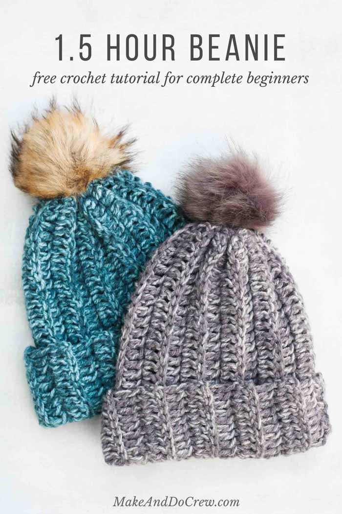 free crochet hat patterns crochet a hat in an hour! this free crochet hat pattern for beginners is so EGHKIZH