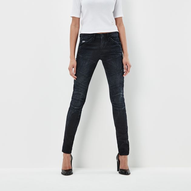 G-Star 5620 Jeans 5620 custom mid skinny jeans | dk aged | g-star raw® LSEHCIW