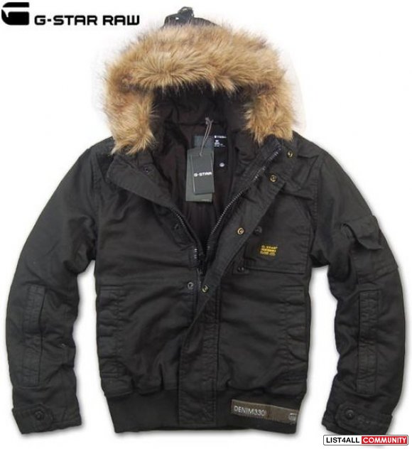 G-Star Winter Jackets ... g-star raw winter jacket. army green w/ fur (size medium) MBNDWHA