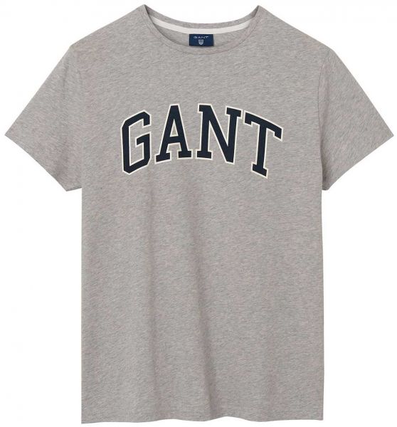GANT T-SHIRTS gant t-shirt for men - grey XRBUGFL