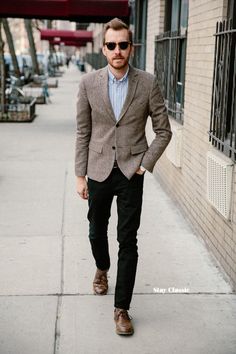 how to wear brown shoes with black pants for men (10) QZJESVE