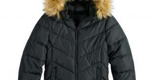 Jackets for girls girls 4-16 so® faux fur heavyweight puffer jacket XMYMISU