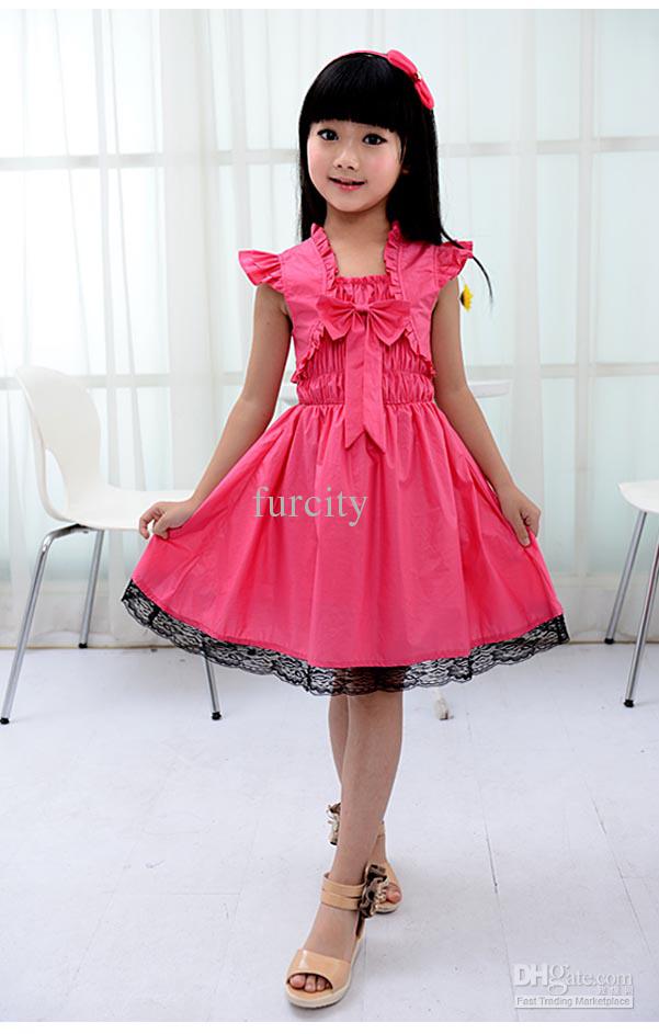Kids Girls Clothing 2018 ruby rox kids girls bow dress watermelon medium korea version princess  skirts MWNZMEK