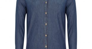 LA MARTINA SHIRTS πουκάμισο denim στενή γραμμή kmc033 μπλε XVSYXGC