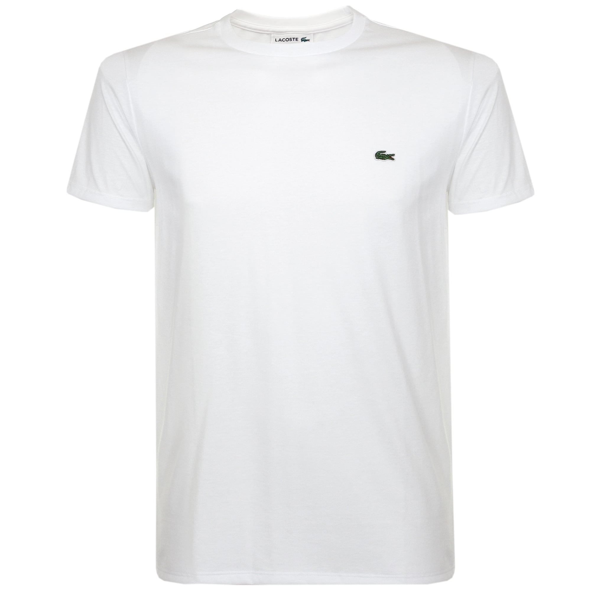 LACOSTE T-SHIRTS lacoste pima cotton white t-shirt th670900001 HCFPBFT