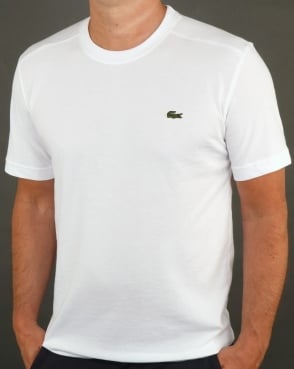 LACOSTE T-SHIRTS lacoste spt t-shirt white ... AWDOYTL