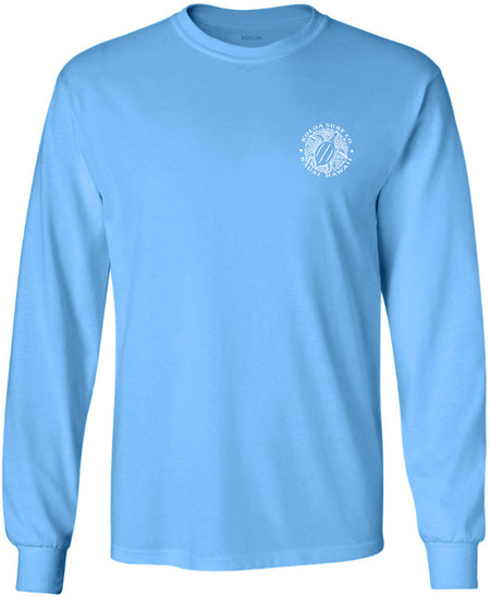 LONG SLEEVED SHIRTS ... long sleeve t-shirts. aquatic blue / white logo KAIFFWH