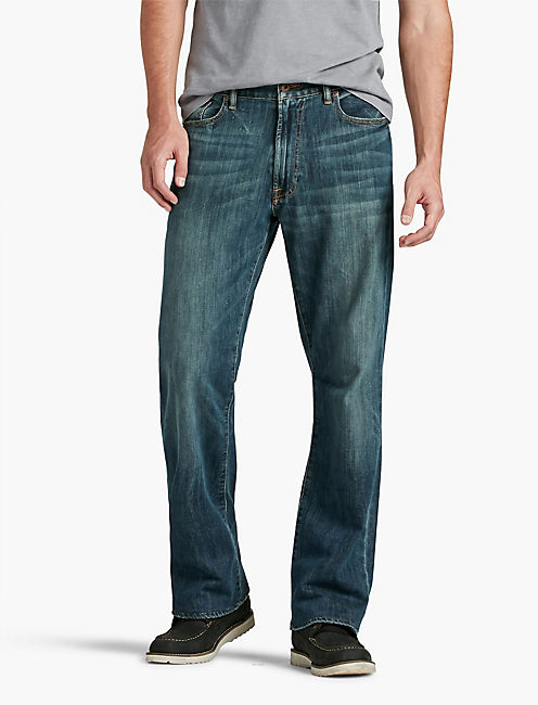 Loose Fit Jeans for Men ... mahogany 181 relaxed straight jean, ... HUTTXCR