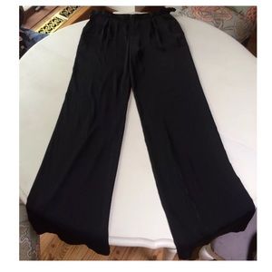 MAC Trouser bcbgmaxazria pants - bcbg mac azria pant trouser black robbie wide leg XHKQOUL