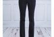 MAC Trouser luxury fabric bootcut trouser in black HREQOBQ