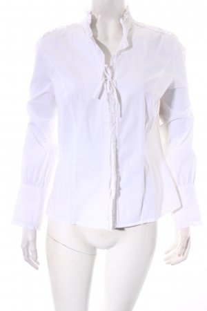 Nadine H Blouses nadine h. long sleeve blouse white classic style VTDJRIL