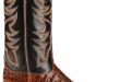 nocona caiman cowboy boots - narrow square toe, cognac, hi-res TGWHRAM